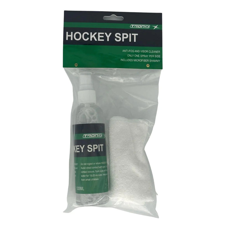 Tron Hockey Spit Anti-Fog Hockey Helmet Visor Shield Spray with Cloth (Hockey Spit)