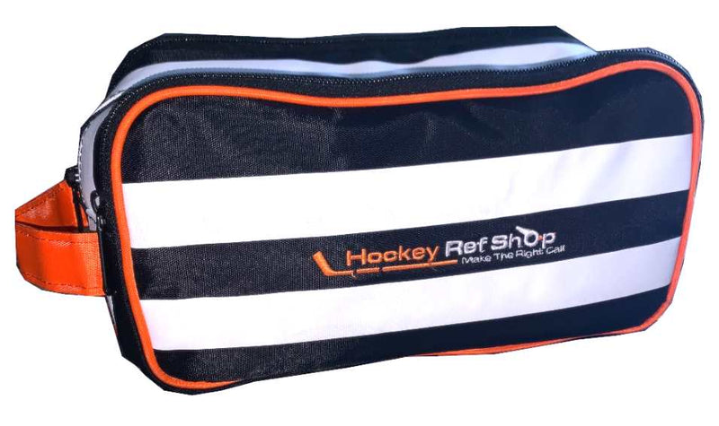 Hockey Ref Shop Striped 3 Compartment Accessory Bag - Hockey Ref Shop