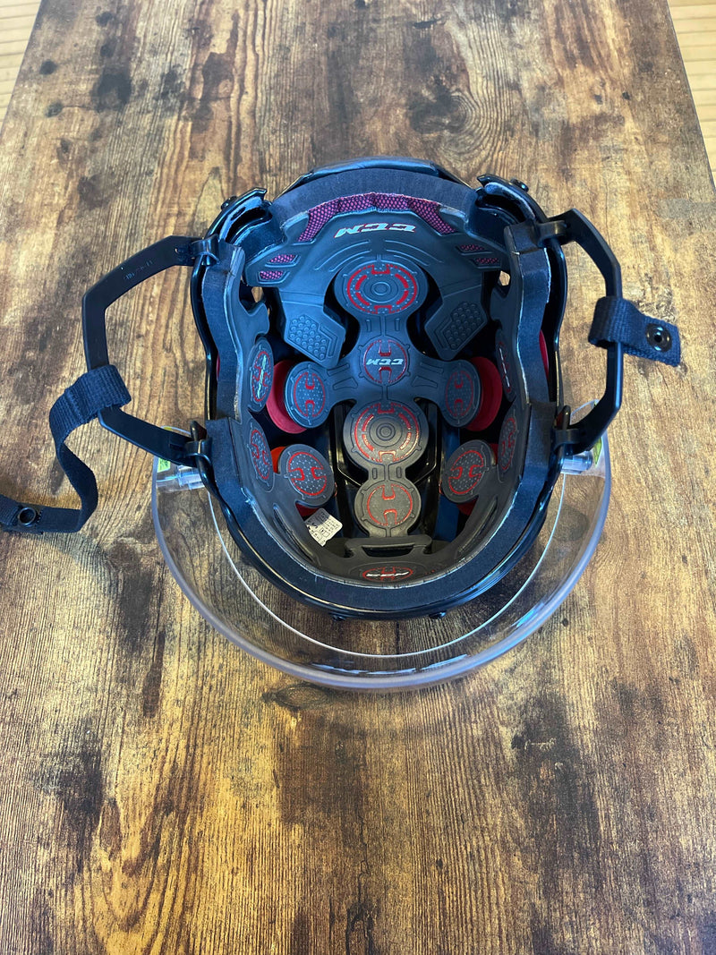 CCM Resistance Pro Stock Helmet Including Visor LIGHTLY USED - Hockey Ref Shop